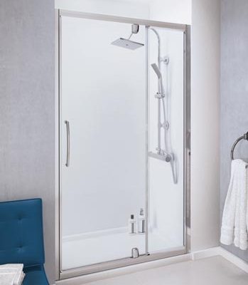 Semi-Frameless Pivot Shower Door