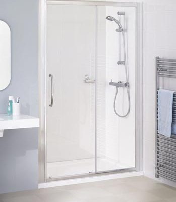 Semi-Frameless Slider Shower Door